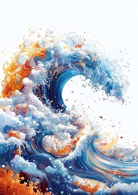 Abstract Ocean Wave
