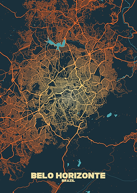 Belo Horizonte City Map