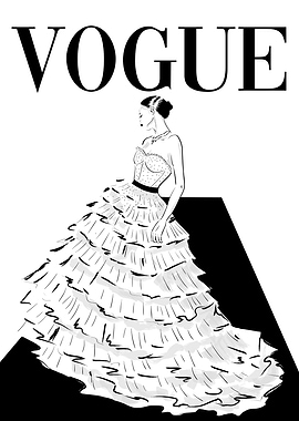 Vogue Cover Fashion Illustration
