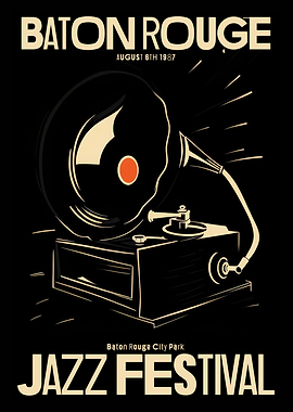 Baton Rouge Jazz Festival Poster