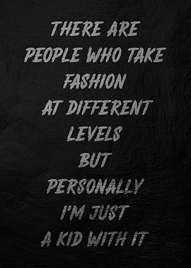 Fashion Quote Poster