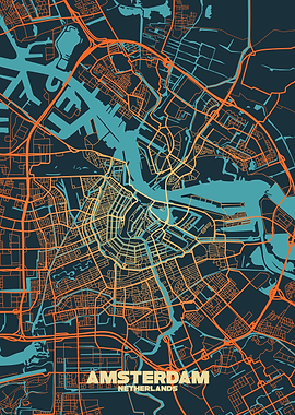 Amsterdam City Map
