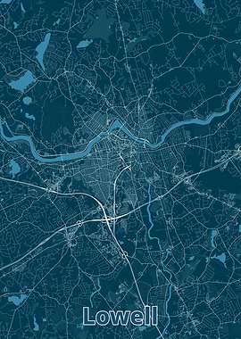 Lowell City Map