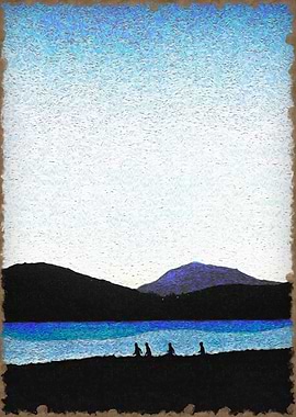 Silhouettes by the Lake