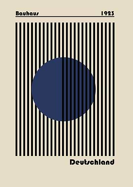 Bauhaus Geometric Art Print