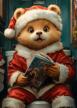 Christmas Bear Reading