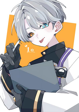 Anime Boy with Clipboard