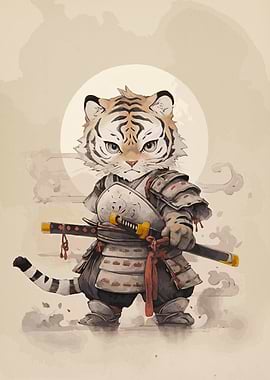Tiger Samurai Warrior