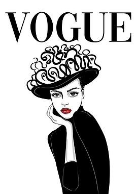Vogue Cover Fashion Illustration