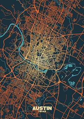Austin, Texas City Map