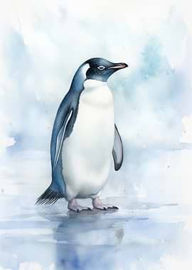 Penguin Watercolor