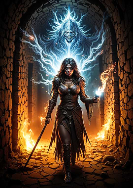 Huntress in the Tunnel