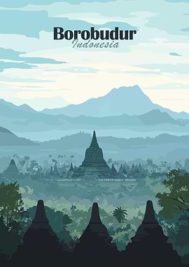 Borobudur Temple, Indonesia