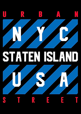 NYC Staten Island Street Graphic