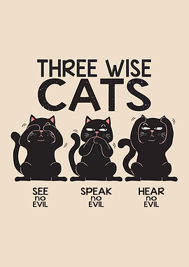 Three Wise Cats