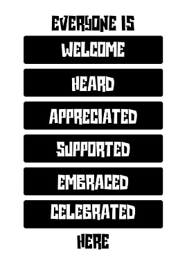 Everyone is Welcome Here
