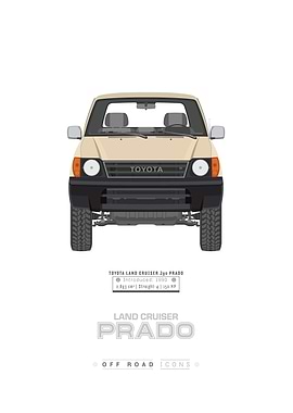 Land Cruiser Prado desert tan