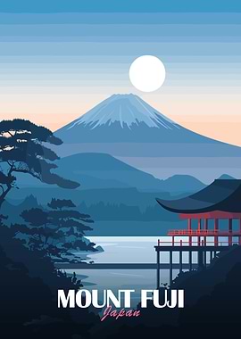 Mount Fuji Japan Poster