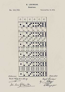 Domino Patent Illustration
