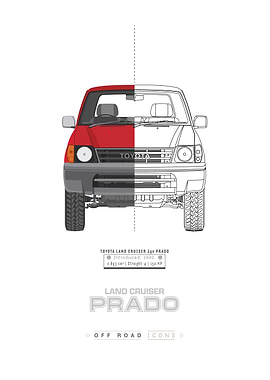 Land Cruiser Prado split-view