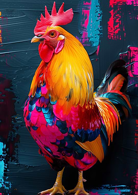 Colorful Rooster