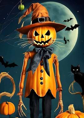 Pumpkin Scarecrow Halloween
