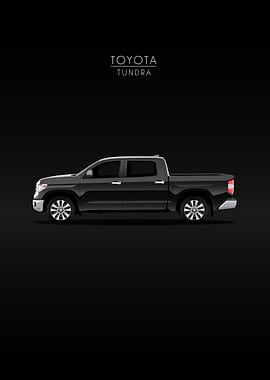 Black Toyota Tundra Pickup Truck