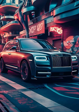 Rolls Royce Cullinan in City