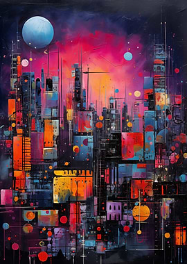 Abstract Cityscape