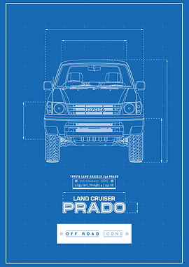 Land Cruiser Prado Blueprint