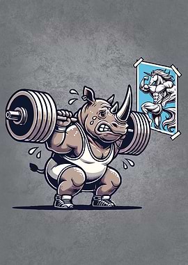 Rhino vs Unicorn Funny Workout Motivation