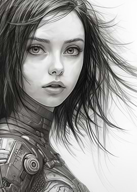 Cyberpunk Female Portrait