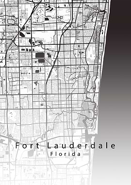 Fort Lauderdale City Map