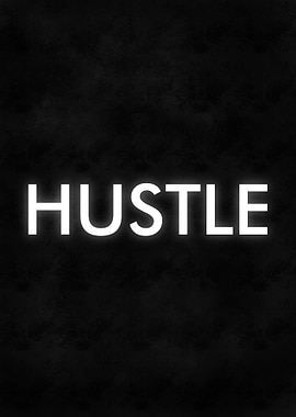 Hustle — Neon Sign