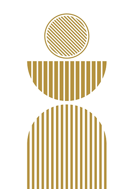 Gold Geometric Shapes