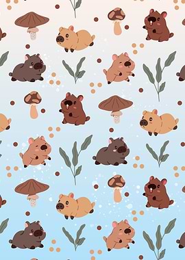 Cute Capybara Everywhere