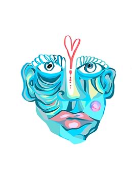 Abstract Face Art
