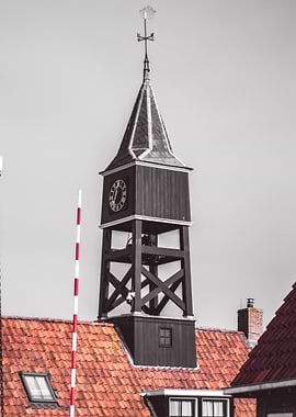 Black Clock Tower - Hindeloopen