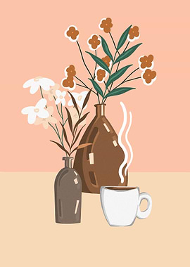 Coffee and Flowers