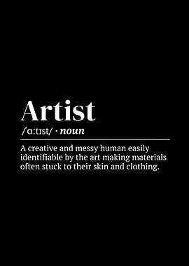 Artist Definition Print