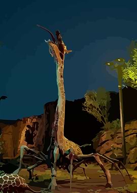 Giraffe Spider zoochosis