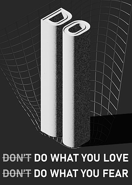 Do What You Fear: Bold Motivational 3D Art