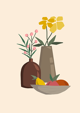 Simple decorative flowers