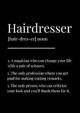 Funny Hairdresser Definition