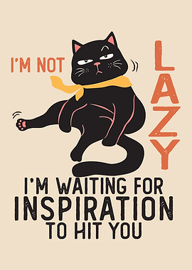 Cat Waiting for Inspiration