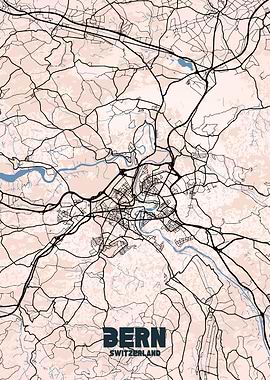 Bern City Map
