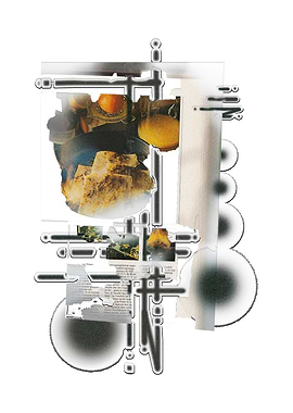 Vintage Collage – Modern Composition with Retro Elements