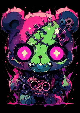 Cyberpunk Teddy Bear