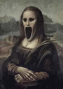 Screaming Mona Lisa