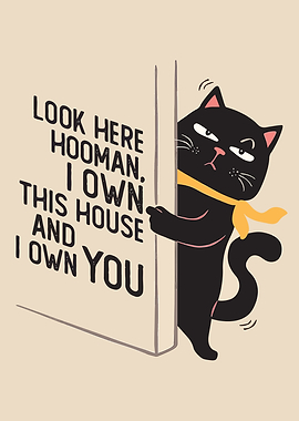 Cat Owns House and You